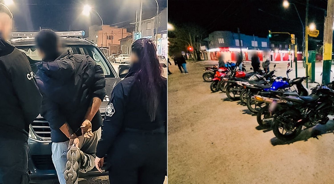 Picadas ilegales, robos e infracciones: secuestran 363 motos en operativos de control