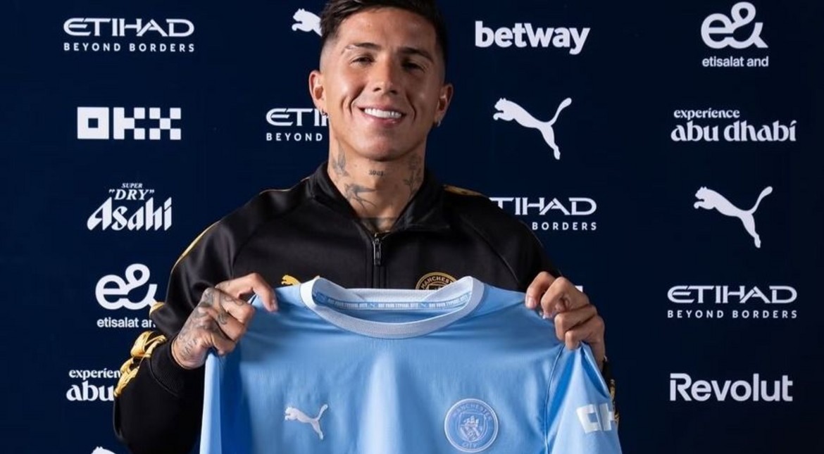 Enzo Fernández rompió el mercado: el ranking histórico en el que quedó tras llegar al Manchester City