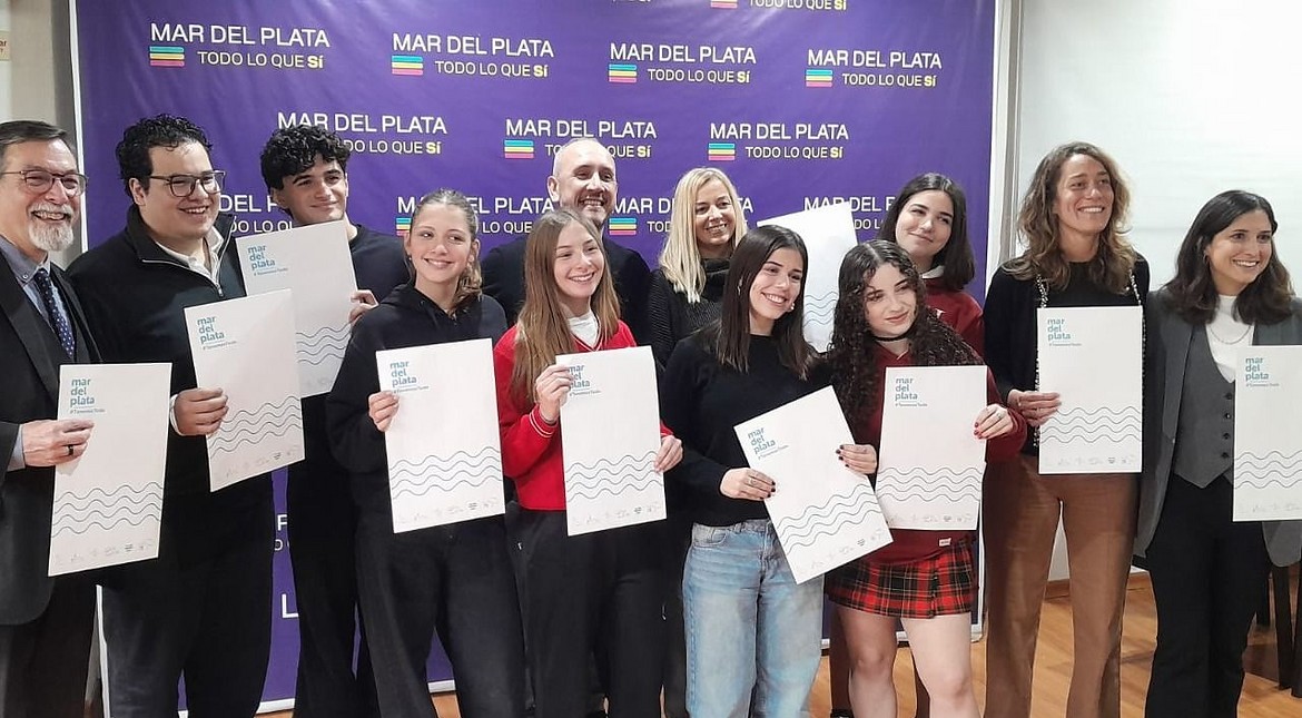 Embajadores Turísticos de Mar del Plata: distinguieron a los estudiantes que participarán de un modelo de la ONU en Nueva York