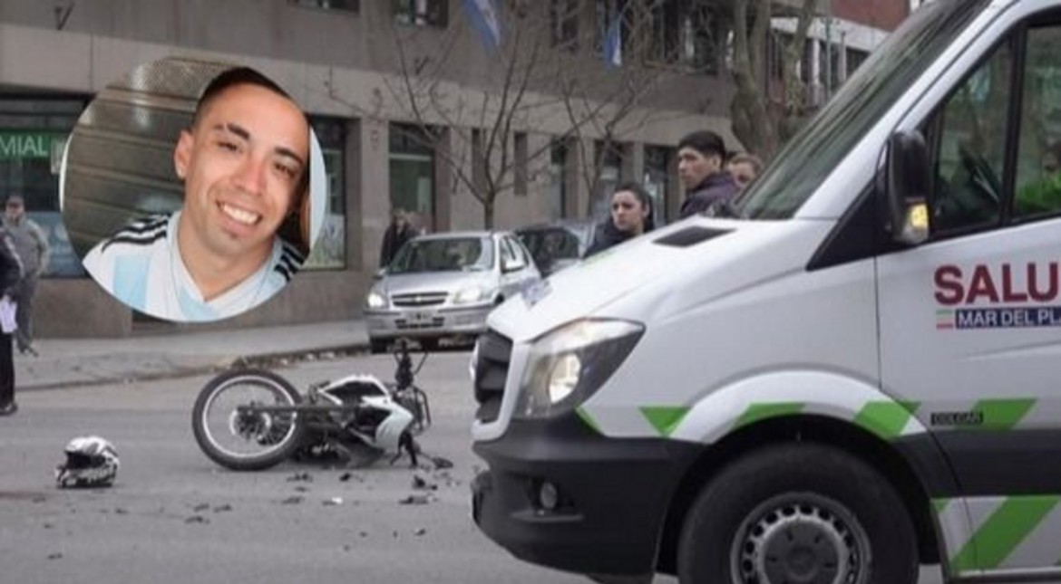El motociclista que chocó contra un patrullero sigue internado y su familia busca ayuda para cubrir los gastos