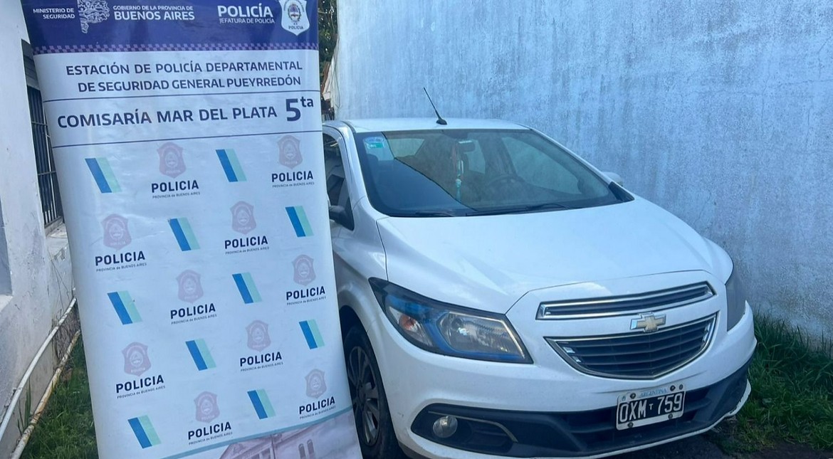 Andaba en Cerrito Sur con un auto robado a 1300 kilómetros de distancia