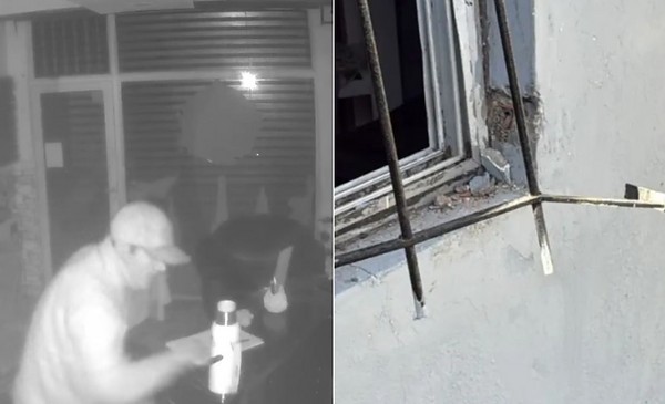 Rompieron la reja y el vidrio de una barbería y se llevaron todo: "Estamos pensando en cerrar el local"