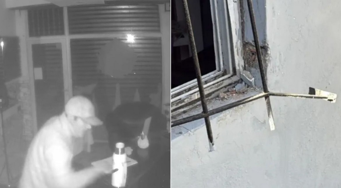 Rompieron la reja y el vidrio de una barbería y se llevaron todo: "Estamos pensando en cerrar el local"