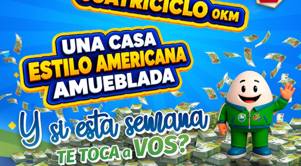 Telekino 2444: un apostador ganó más de $504 millones, una camioneta, un cuatriciclo y una casa amueblada
