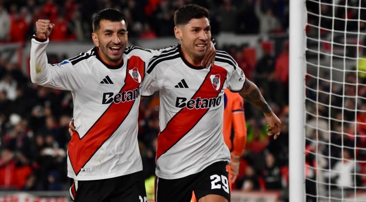 El River de Ponzio sigue afilado: el "Millonario" le ganó a Independiente Rivadavia y se metió en la pelea