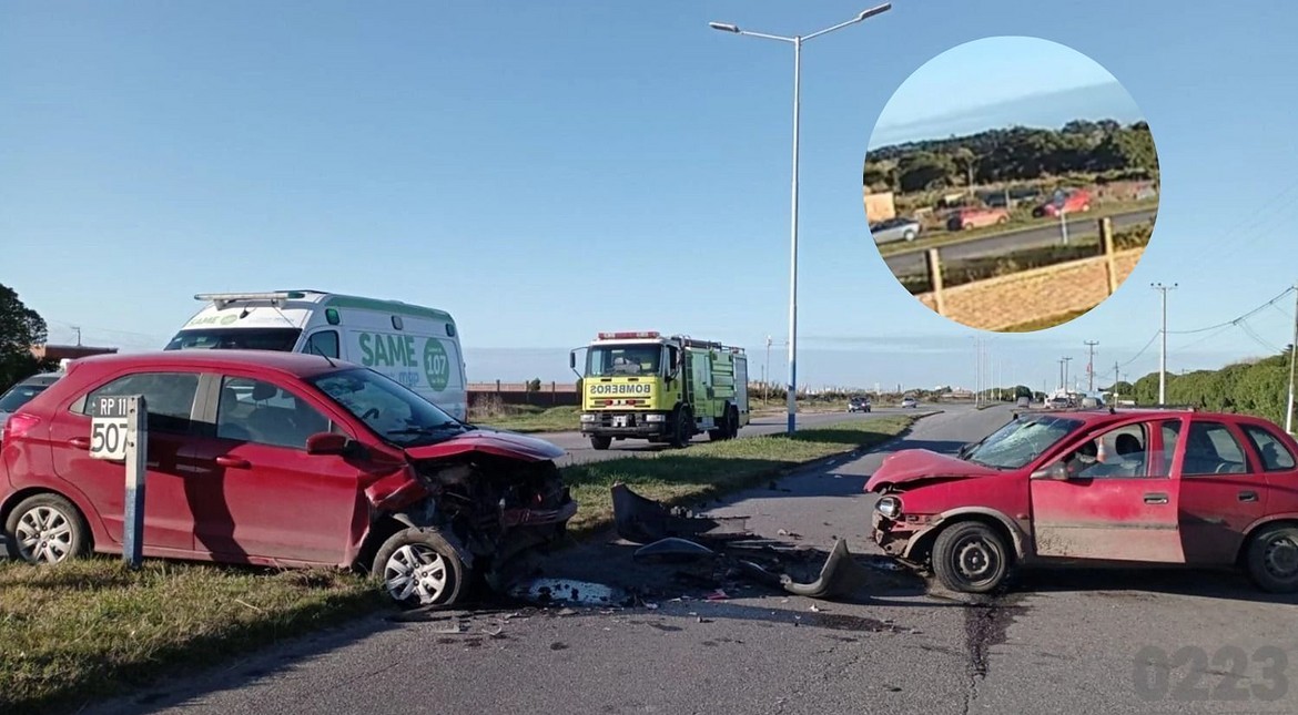 Iba en contramano: así fue el brutal choque de frente en la ruta 11