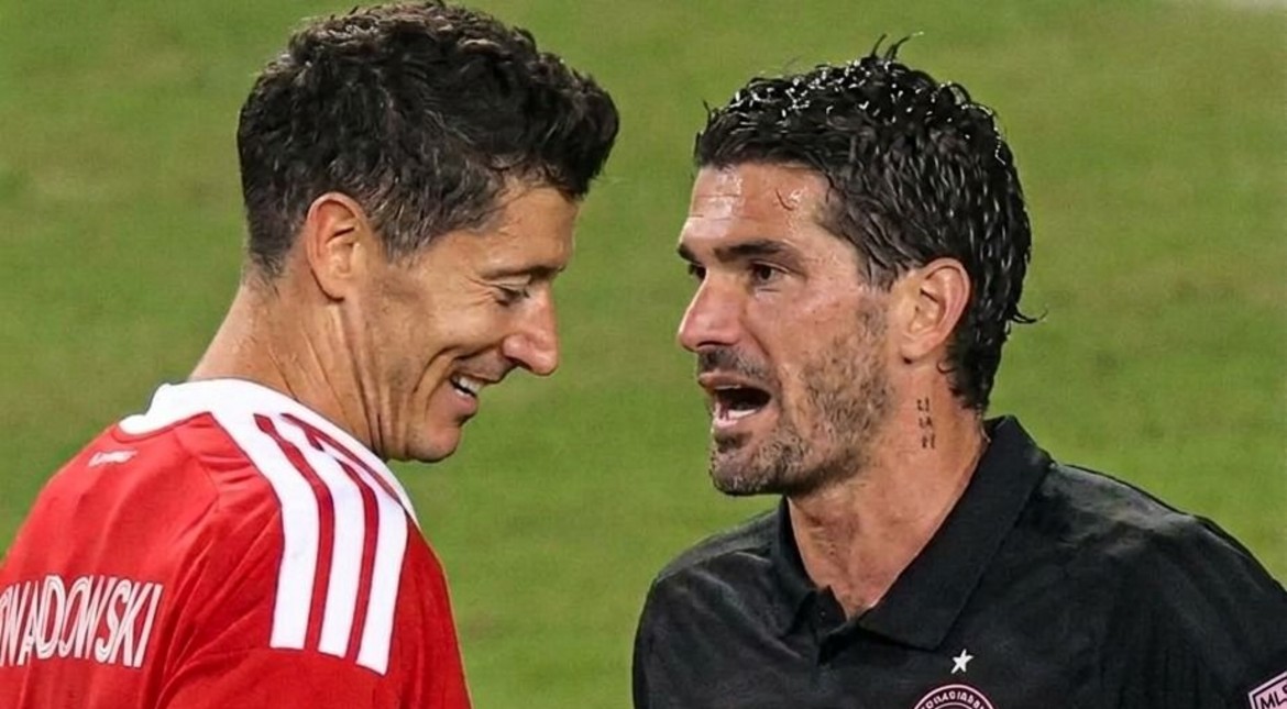 De Paul suma peleas en la MLS: insólito cruce con Lewandowski