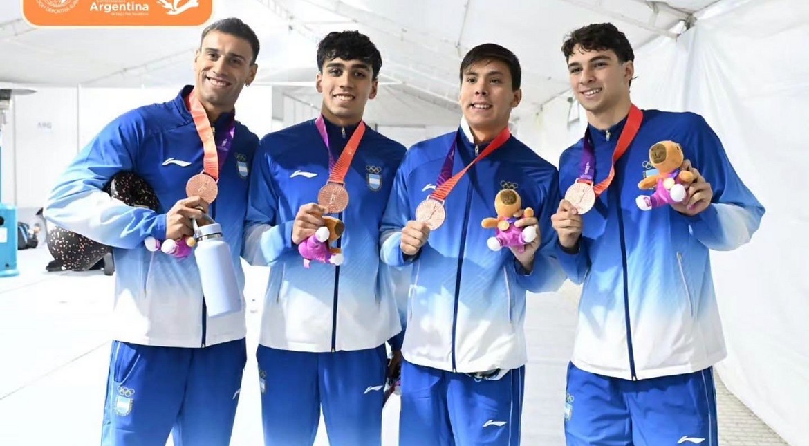 Las primeras medallas marplatenses llegaron en natación