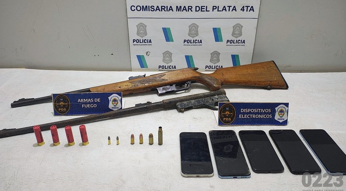 Allanaron una casa por el robo de una moto y encontraron el motor