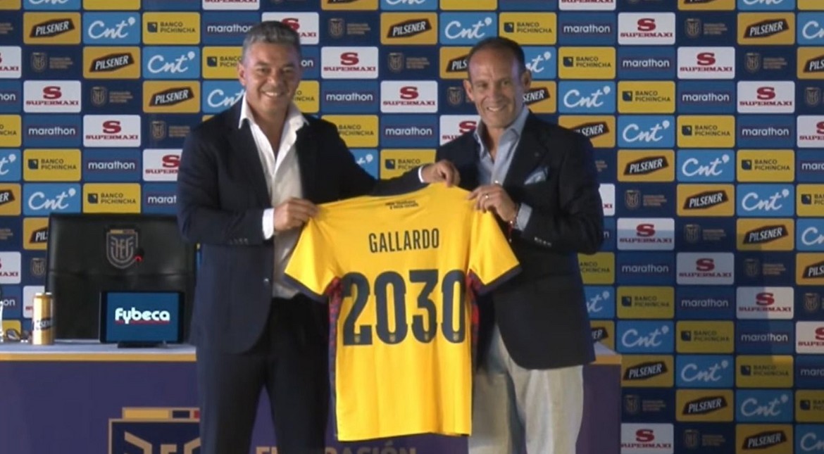 Gallardo llegó a Ecuador y contó qué lo llevó a agarrar la selección