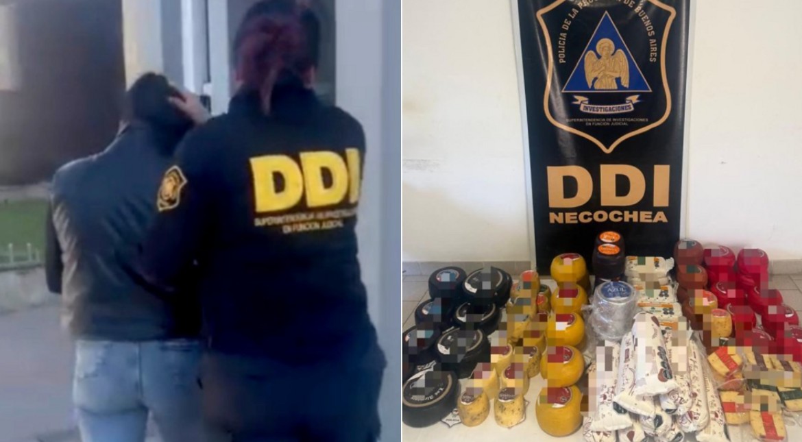 Una quesería denunció faltantes por millones de pesos: detuvieron a una clienta en Quequén con 95 quesos