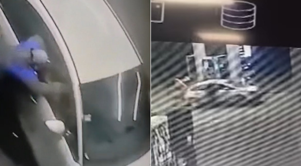 Pidió llenar el tanque de nafta y se fue sin pagarlo: para evadir al playero, lo arrastró por el piso