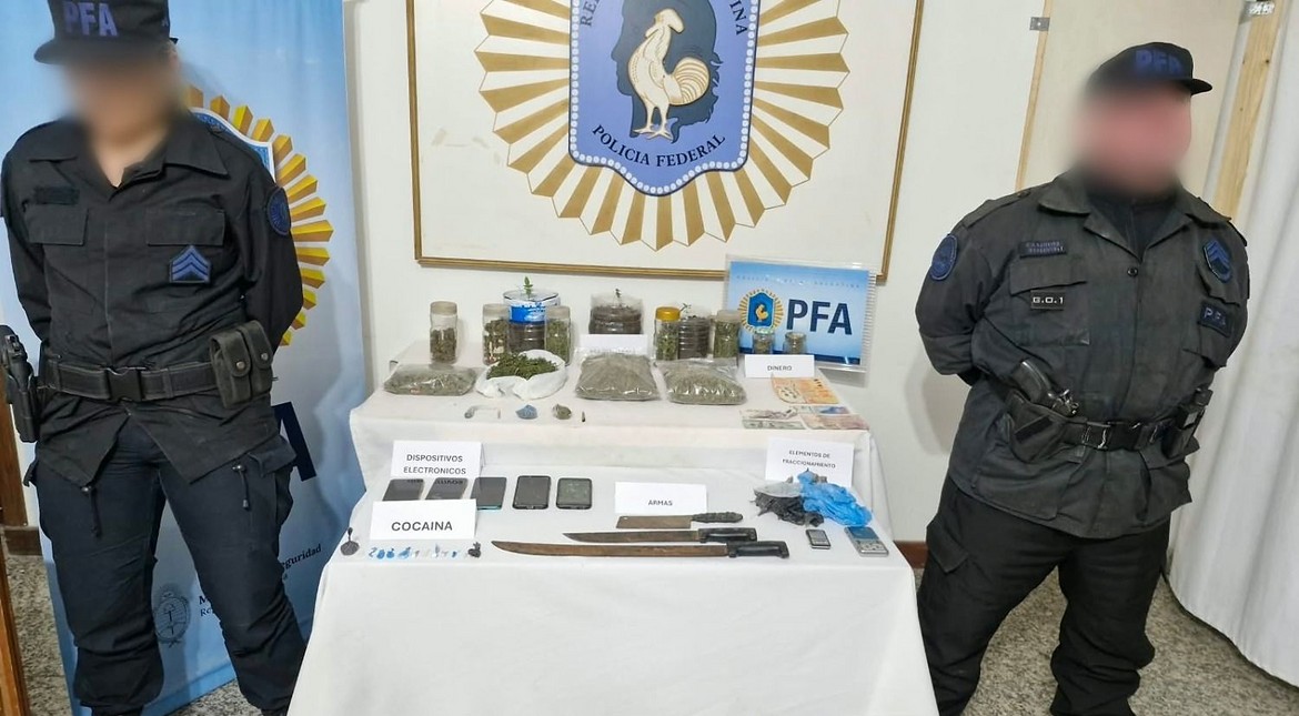 Allanaron un predio industrial tomado y detienen a un hombre por venta de drogas