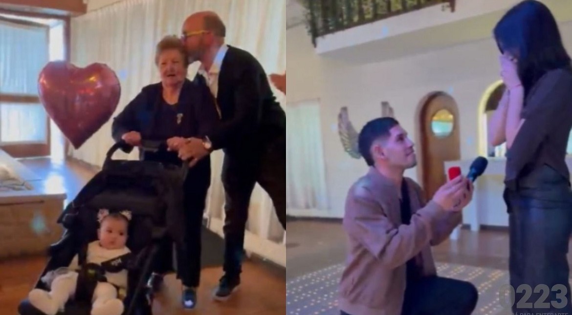 Cumplió 100 años, entró con la música de Mirtha Legrand y en la fiesta le pidieron casamiento a su bisnieta