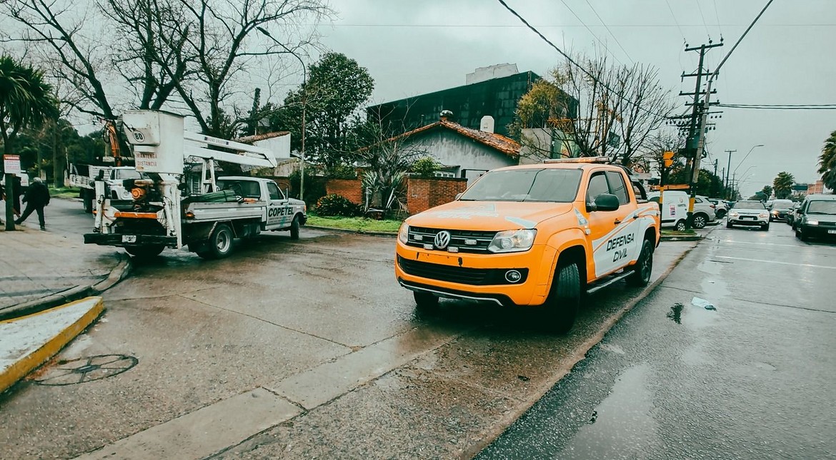 Tormenta feroz: en total se atendieron cerca de 100 reclamos por el temporal