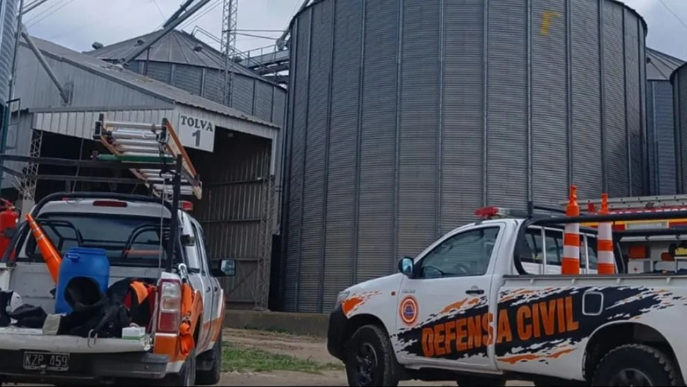 Tragedia y horror: un operario quedó atrapado mientras trabajaba en la noria de una planta de silos y murió