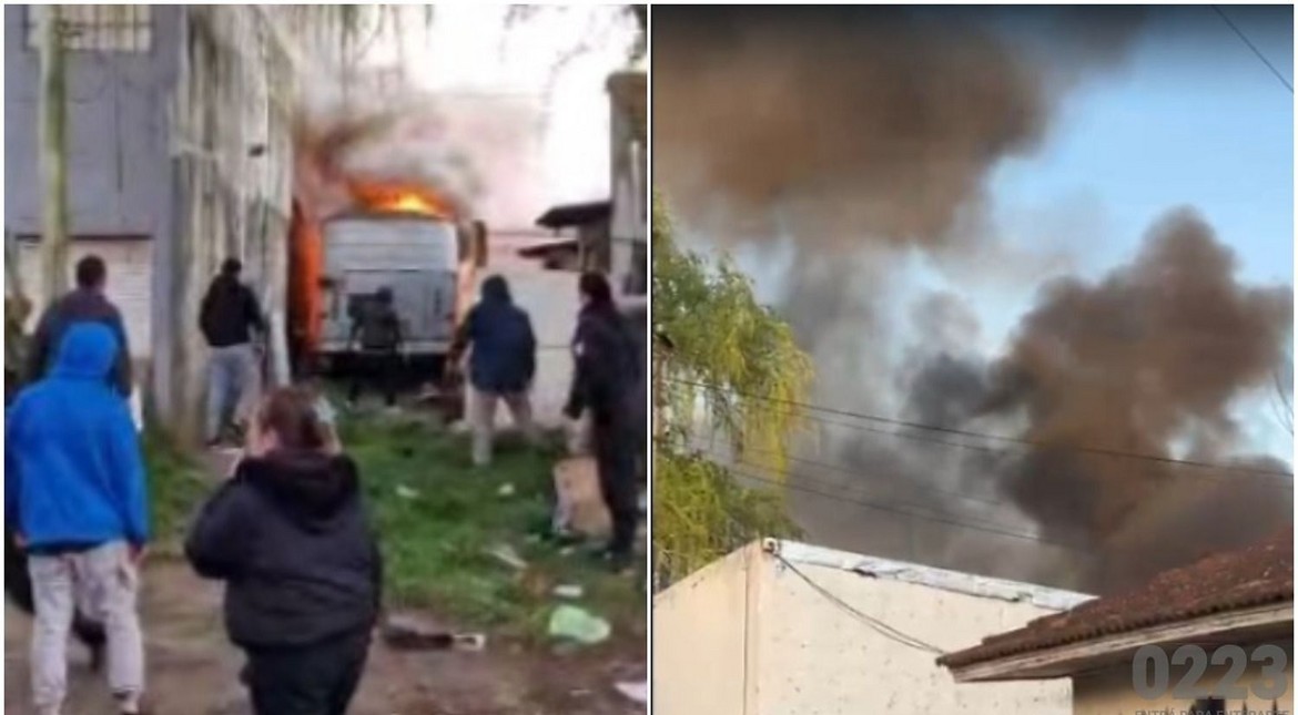 "Ahí viven criaturas": se prendió fuego una casilla rodante y explotó