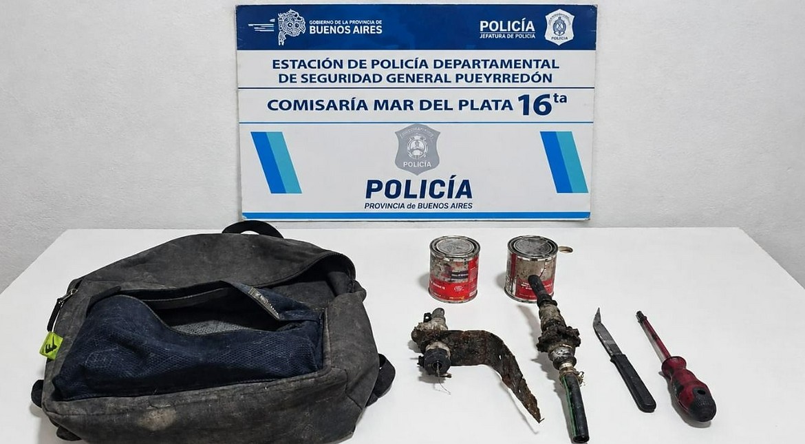 Volvió a caer ladrón de medidores en el barrio Pueyrredón
