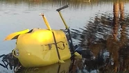 Cayó un helicóptero con una familia a bordo en la ruta 3