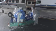 Habló la hija del hombre trasladado en un avión sanitario: "Mi papá se moría"