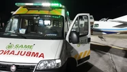Empeoró la salud del paciente trasladado en un avión sanitario
