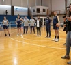 Inés Arrondo visitó a la Selección Femenina U18 y felicitó a la CABB