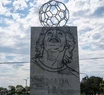 Inauguran un imponente monumento a Maradona en Santa Clara del Mar