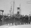 El Chubut llegó el 9 de octubre de 1922 al Puerto de Mar del Plata y realizó la primera descarga. 