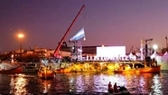 Video: así fue el impresionante show artístico en el Festival Marea del puerto marplatense
