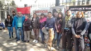 Familiares y amigos se concentraron en Tribunales.