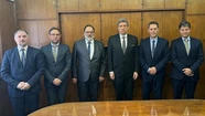 El ministro se interiorizó sobre diferentes problemáticas judiciales en la ciudad. Foto: CIJ.