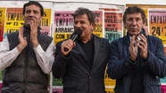 Abad, Manes y Posse se mostraron juntos en Mar del Plata tras el acuerdo. Foto: UCR.