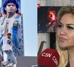 Verónica Ojeda expresó su malestar por el mural de Maradona en Canning: "No nos pidieron permiso" 