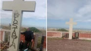 Suspenden la construcción del memorial a los héroes de Malvinas tras los reiterados actos vandálicos Suspenden la construcción del memorial a los héroes de Malvinas tras los reiterados actos vandálicos