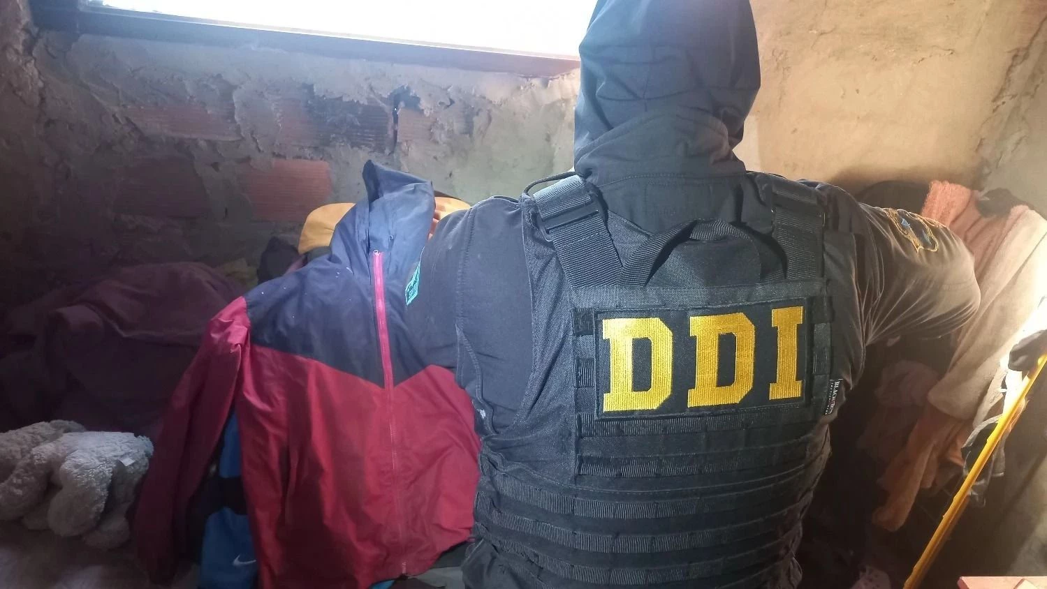 Uno de los allanamientos a cargo de la DDI.