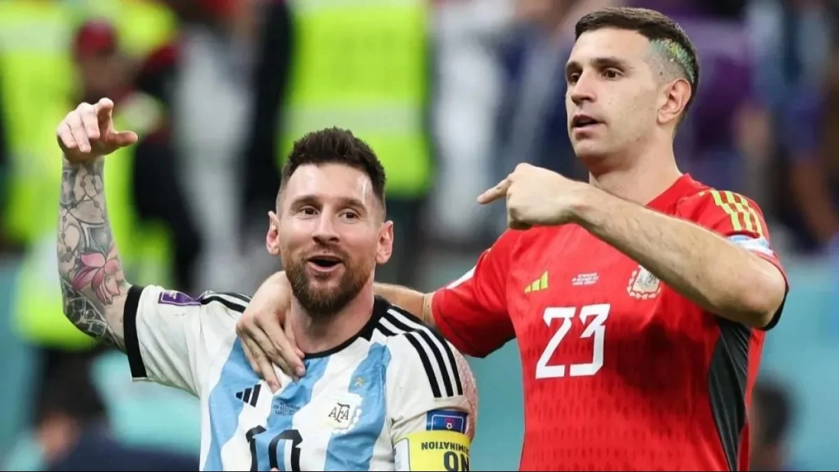 El particular homenaje de "Dibu" Martínez a Messi a horas de la despedida 