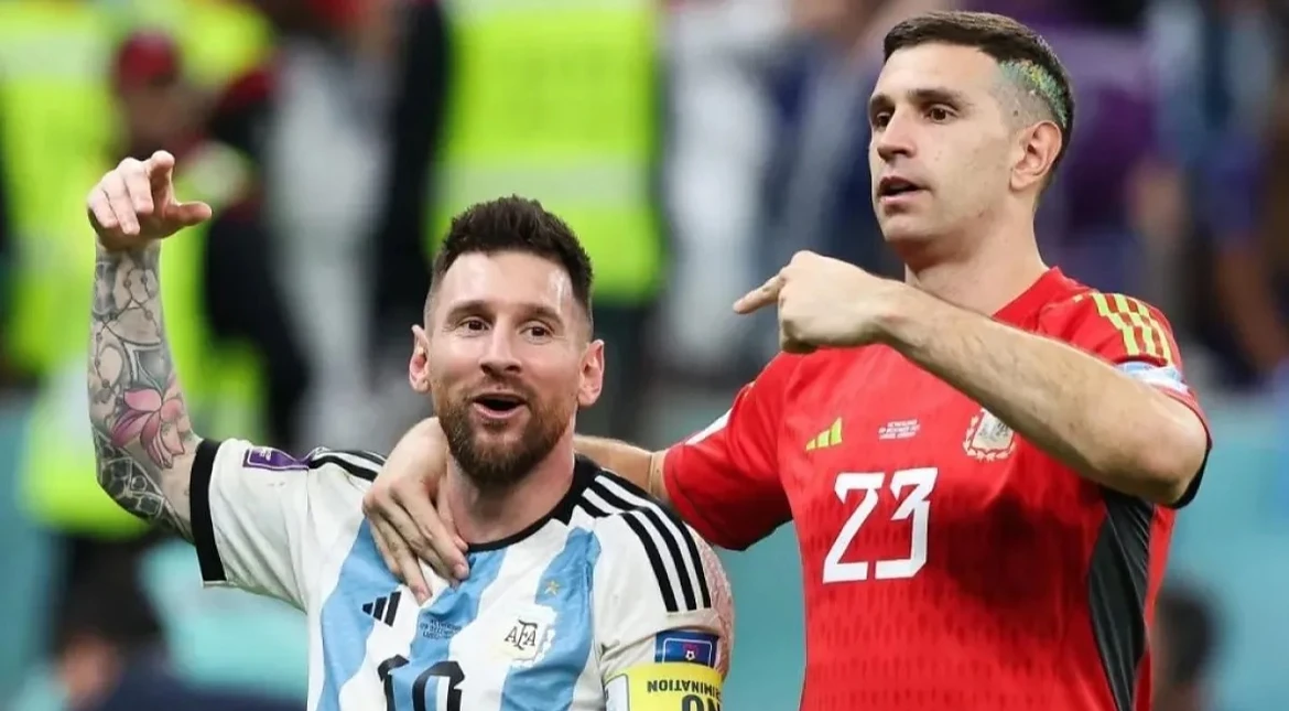 El particular homenaje de "Dibu" Martínez a Messi a horas de la despedida