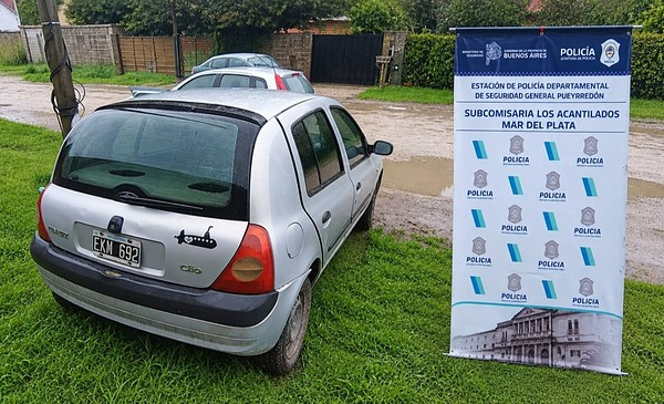 Secuestran un auto empleado en tres robos en la zona sur