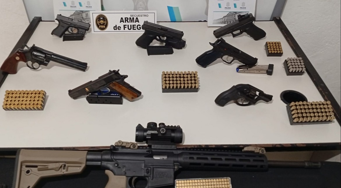 Secuestran armas y municiones en una casa de Stella Maris tras un operativo por violencia familiar