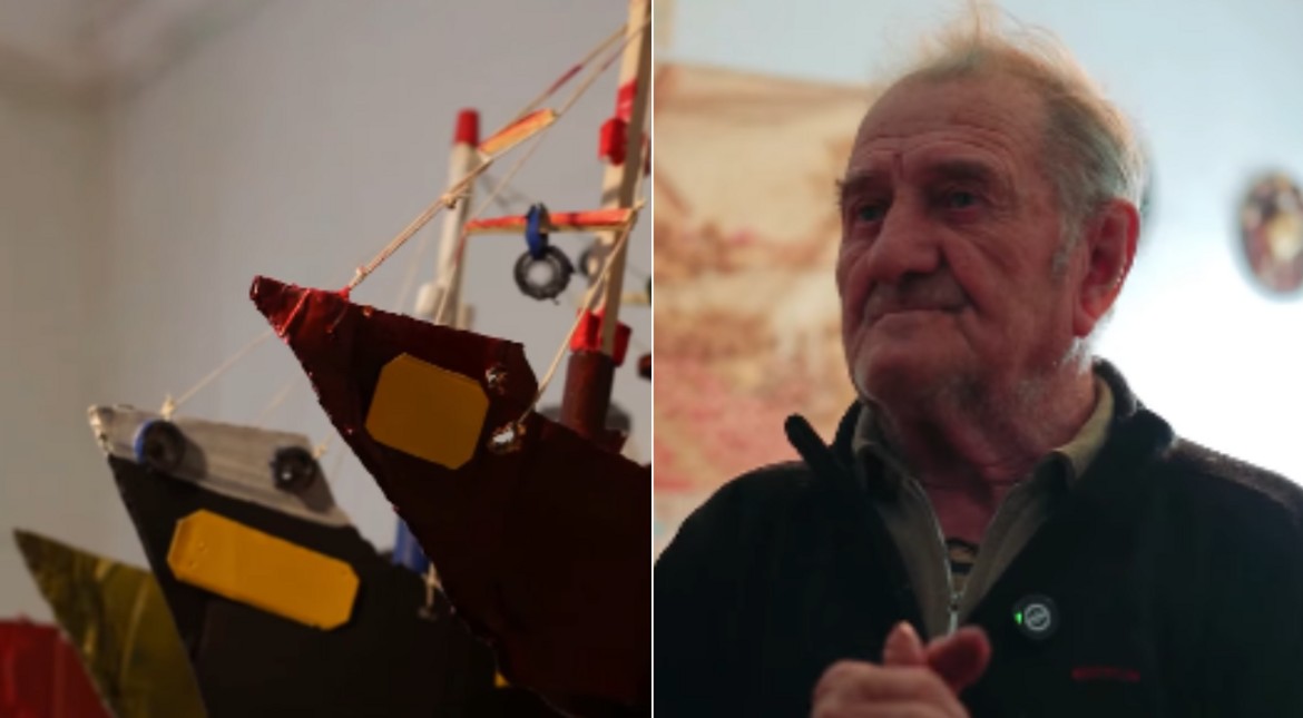 Llegó a Mar del Plata desde Bélgica, pasó su vida en el mar y hoy construye barcos a escala para llegar a fin de mes