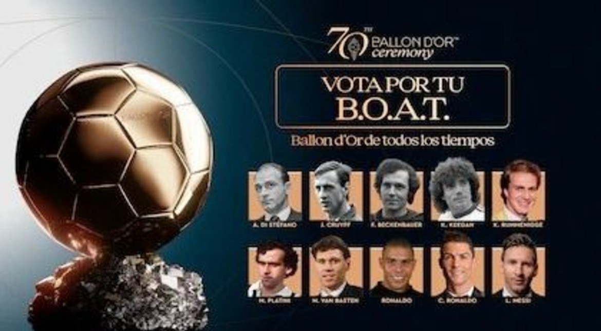 Insólita encuesta de "Balón de Oro" con un inesperado ganador: queda una semana de votación