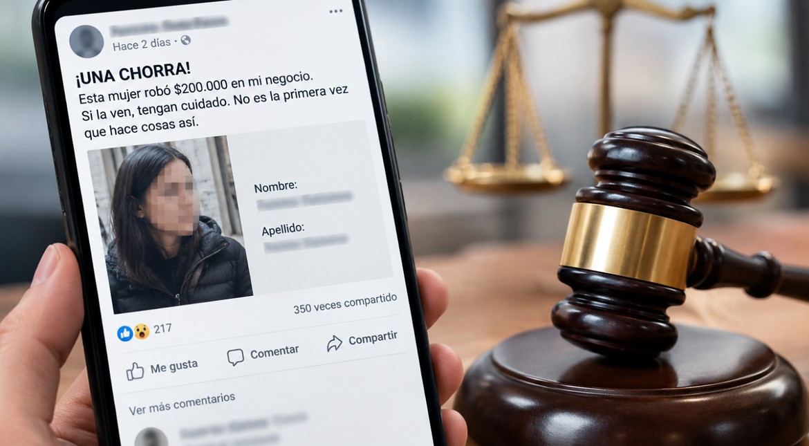 Escrachó a una mujer por "chorra": la acusación era falsa y deberá pagarle $2,4 millones