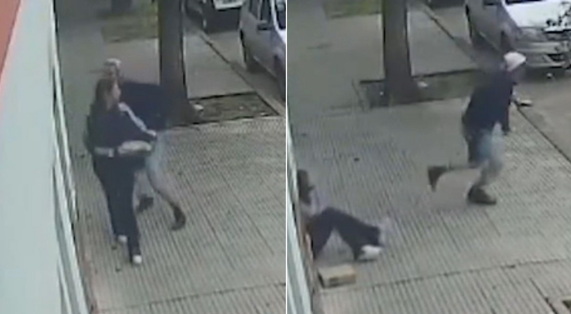 Caminaba por Villa Lugano, un hombre le fracturó la nariz de un golpe y su hermano lo retuvo