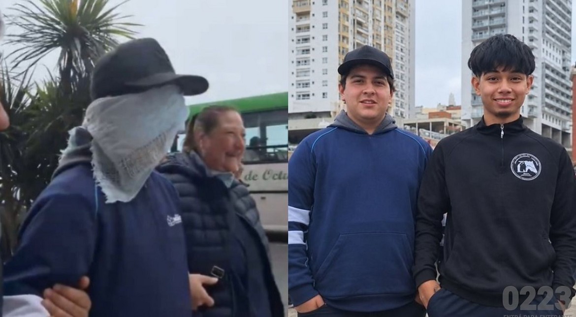 Les taparon los ojos y los llevaron a la playa: dos jóvenes conocieron el mar en los Juegos Bonaerenses