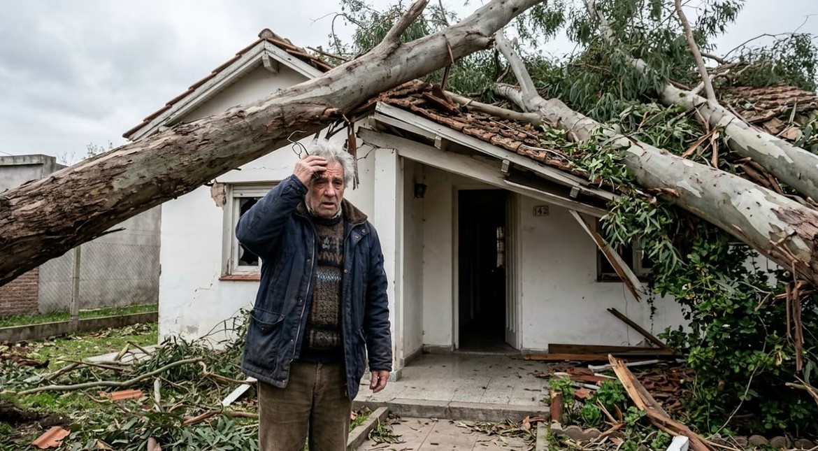 Dos árboles de su vecina destruyeron su casa y la Justicia ordenó pagar una cifra millonaria