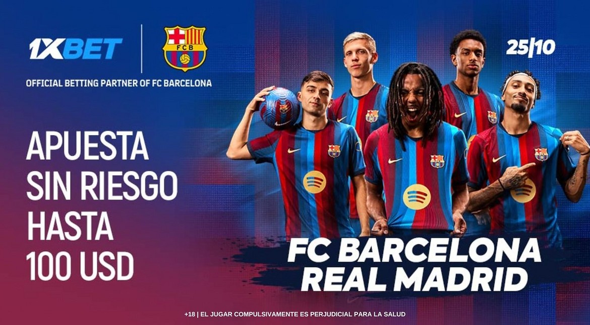 FC Barcelona vs Real Madrid CF: primer El Clásico en el Spotify Camp Nou con una apuesta gratis de hasta $100