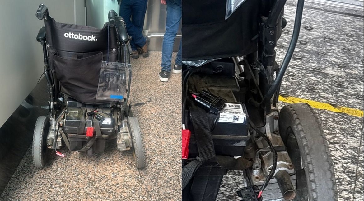 Deportista e influencer denunció a Aerolíneas Argentinas por romperle la silla de ruedas