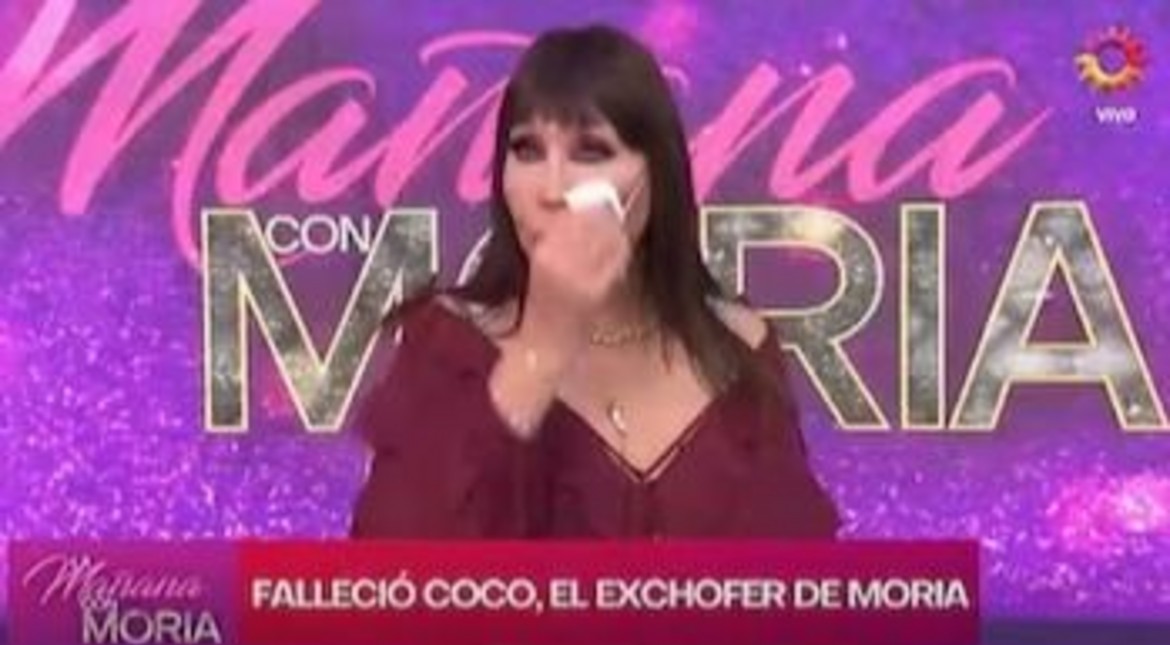 Video: Moria se quebró al anunciar la muerte de Coco, su histórico chofer en Mar del Plata