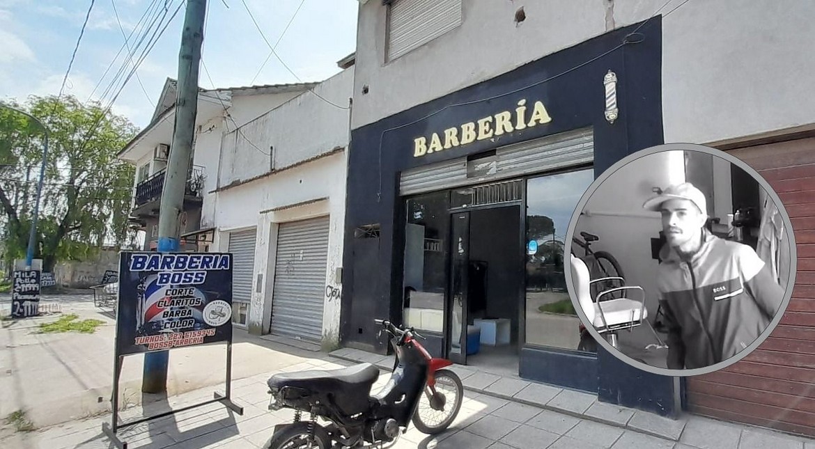 Entró armado a una barbería, encerró a todos en el baño y escapó con máquinas y hasta una playstation