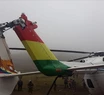 Video: el helicóptero de Evo Morales debió aterrizar de emergencia
